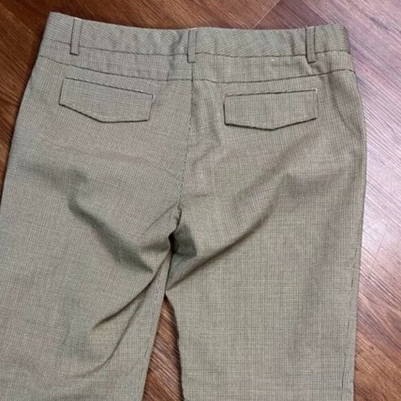 Gap Hip Slung Fit Pants Sz 10R Wool Blend Checkered - Picture 12 of 16
